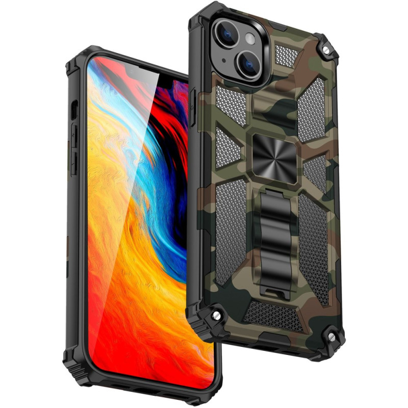 iPhone Cover 14 Camouflage Abnehmbare Halterung