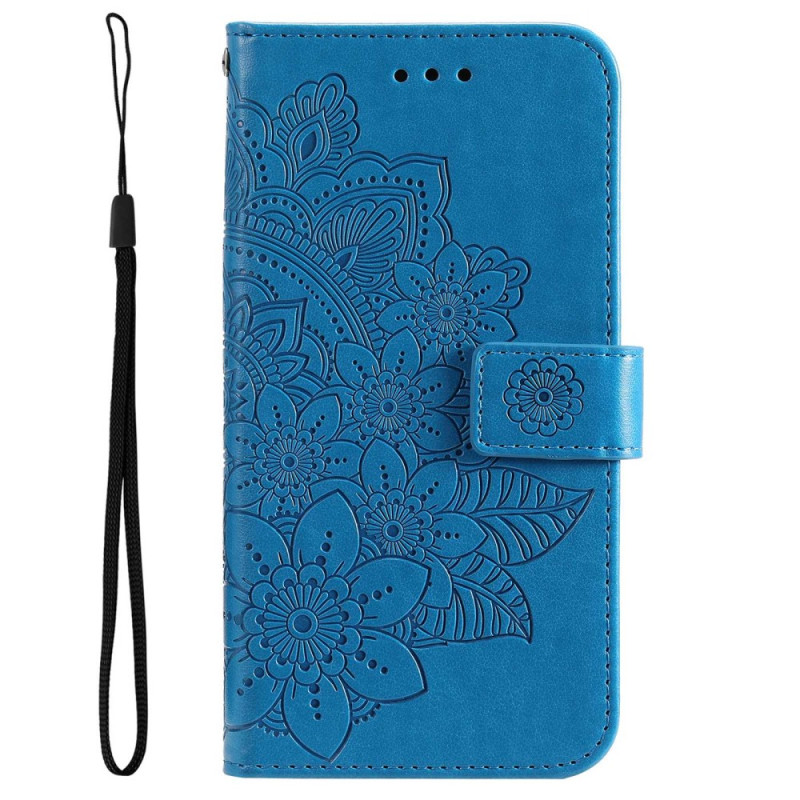 Oppo Reno 8 Blumige Tasche mit Riemen