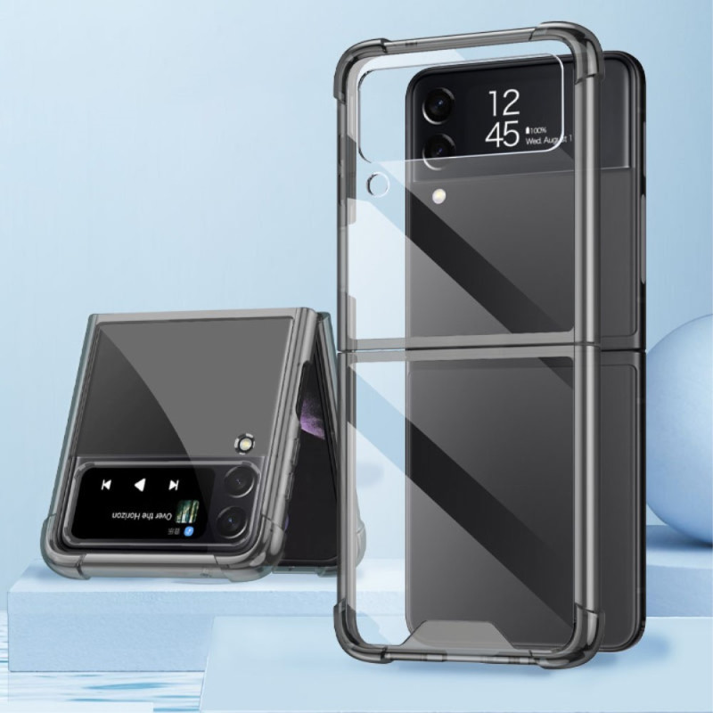 Samsung Galaxy Z Flip 4 Cover Transparent Verstärkte Coins GKK