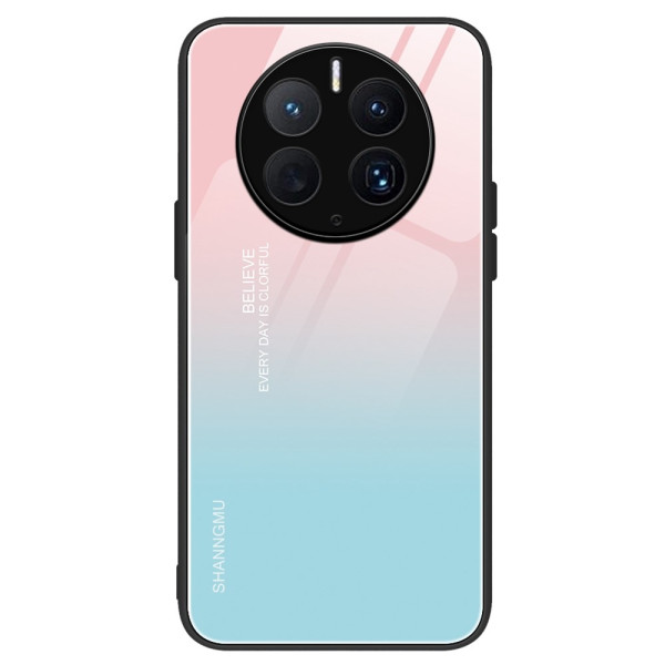 Huawei Mate 50 Pro Cover Gehärtetes Glas Gradient