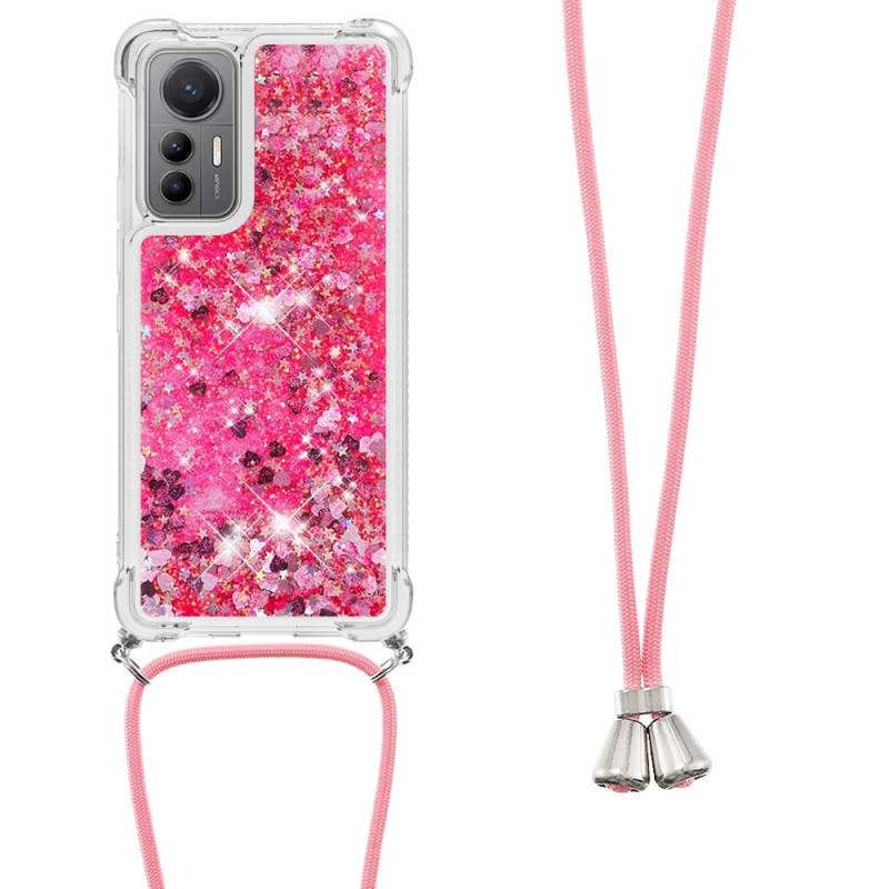 Xiaomi 12 Lite Kordel Glitter Design Cover