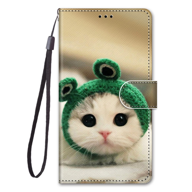 Xiaomi Redmi 10A Lustige Katze Riemen Tasche
