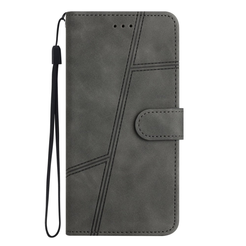 Xiaomi Redmi 10A Style Leder Geometrische Riemen Tasche
