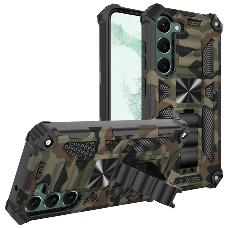 Samsung Galaxy S23 5G Camouflage Cover Abnehmbare Halterung