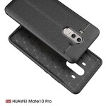 Huawei Mate 10 Pro Cover Lederoptik Litschi Double Line