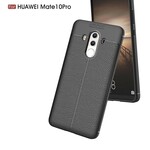 Huawei Mate 10 Pro Cover Lederoptik Litschi Double Line