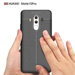 Huawei Mate 10 Pro Cover Lederoptik Litschi Double Line