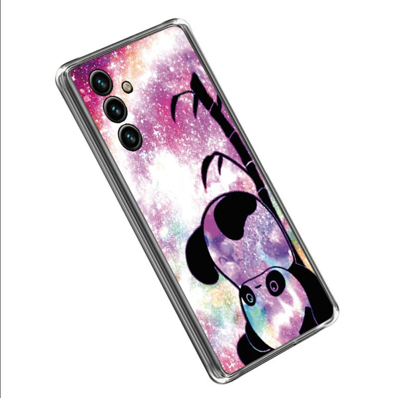 Coque Samsung Galaxy A14 5G Silicone Panda à l'Envers