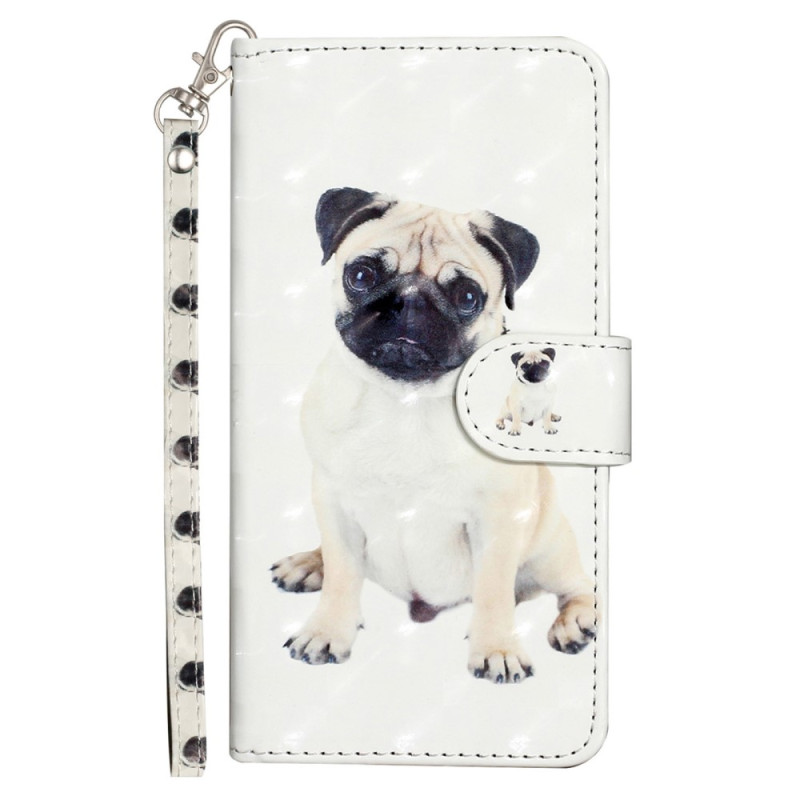 Samsung Galaxy A14 5G / A14 Hund Tasche mit Riemen