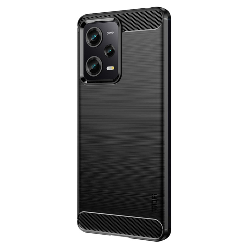 Xiaomi Redmi Note 12 Pro/Poco X5 Pro 5G Kohlefaser Cover Gebürstet MOFI