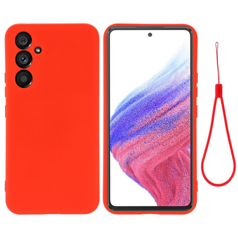 Samsung Galaxy A54 5G Liquid Silicone Cover mit Lanyard