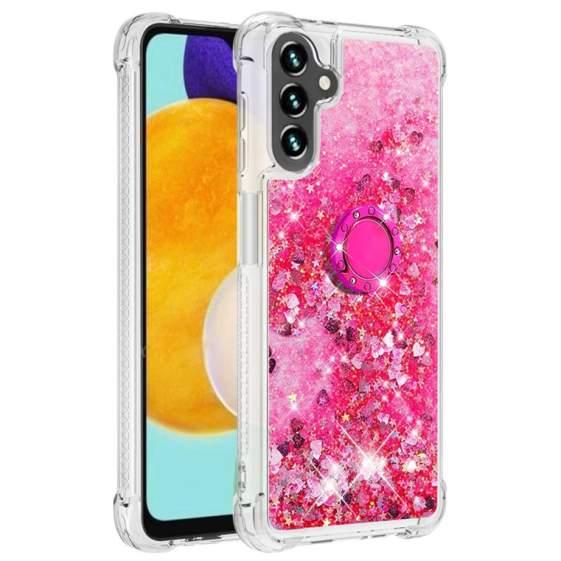 Samsung Galaxy A54 5G Glitter Cover mit Ringhalter