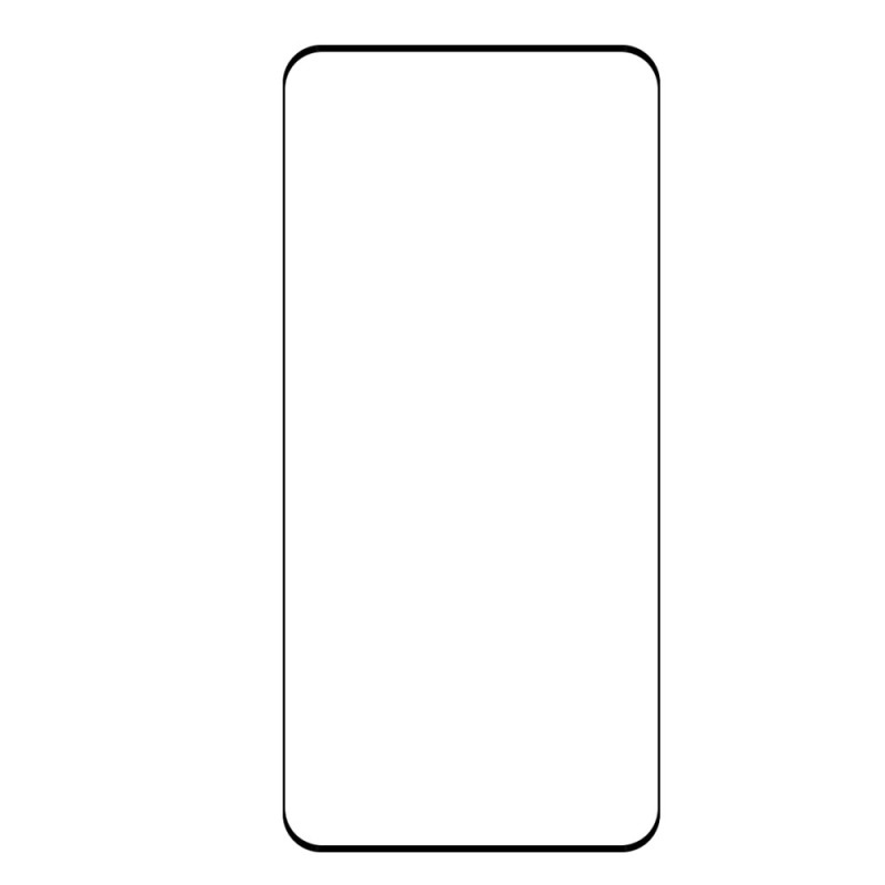 Schutz aus gehärtetem Glas Schwarze Konturen für Xiaomi 13 Lite