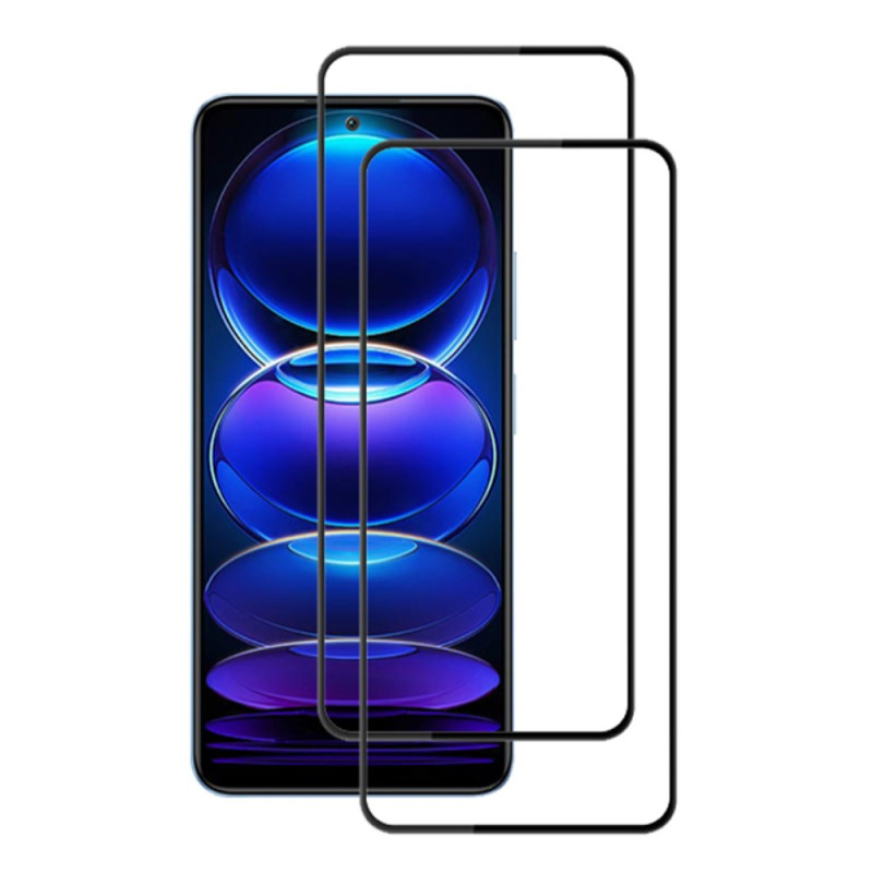 Displayschutz aus gehärtetem Glas (2 Exemplare) Xiaomi Redmi Note 12 Pro Plus