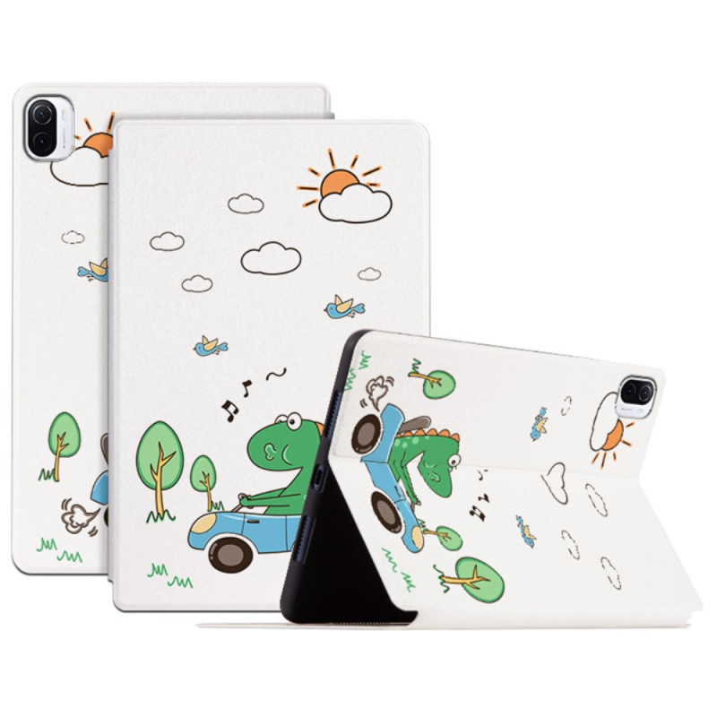 Xiaomi Pad 5 / Pad 5 Pro Kroko Pfeifendes Kunstleder Cover