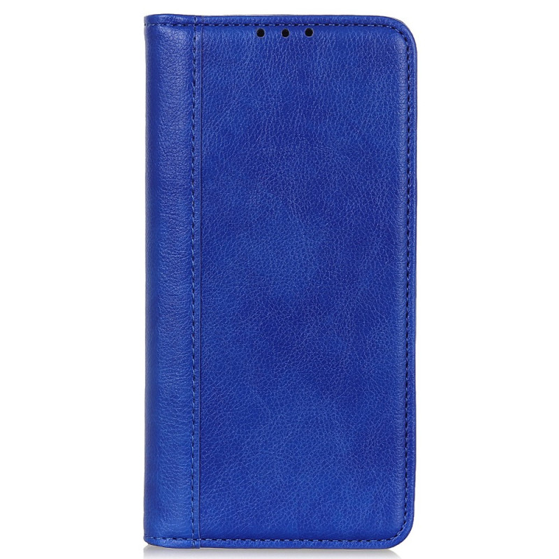 Flip Cover Google Pixel 7A Leder Schlitz Stylisch