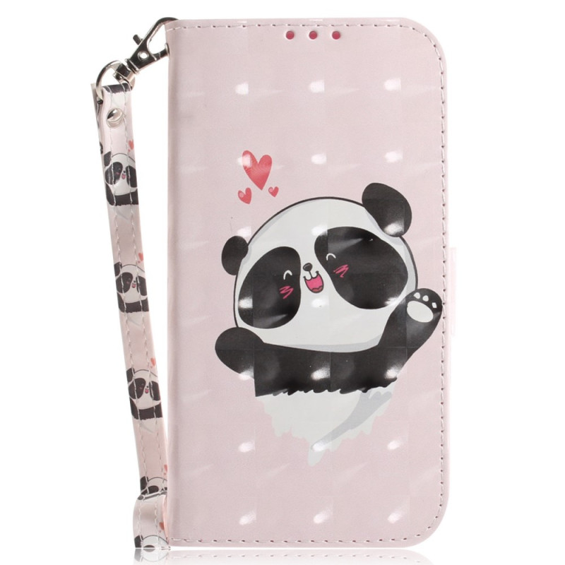 Xiaomi 12 / 12X / 12S Panda Love Tasche mit Riemen