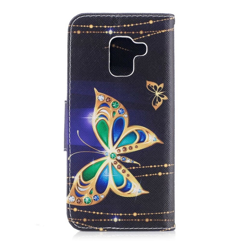 Samsung Galaxy A8 2018 Magic Butterfly Hülle