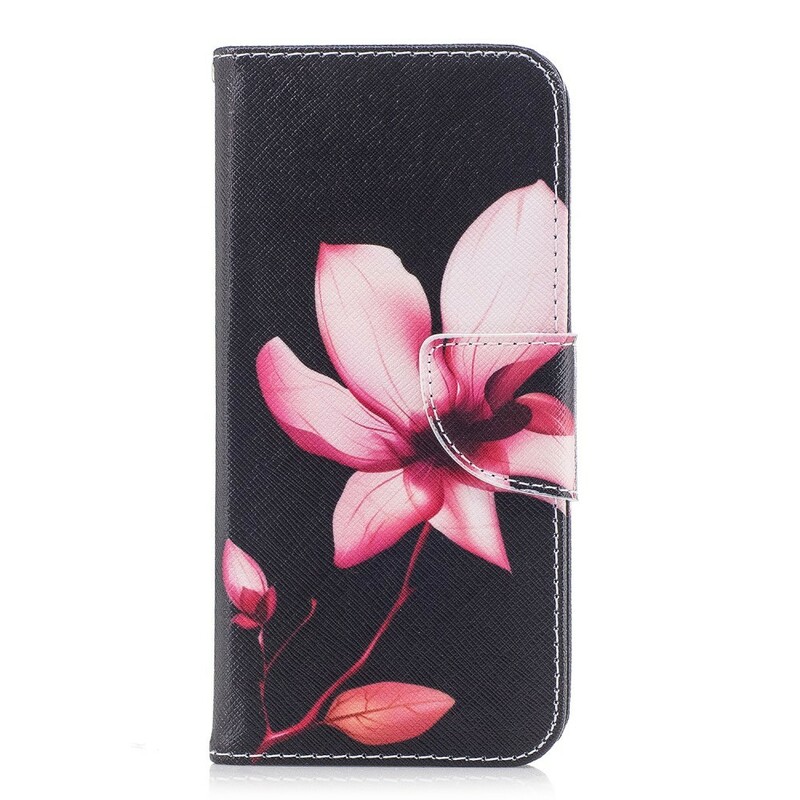 Hülle Samsung Galaxy A8 2018 Blume Rosa