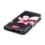 Hülle Samsung Galaxy A8 2018 Blume Rosa