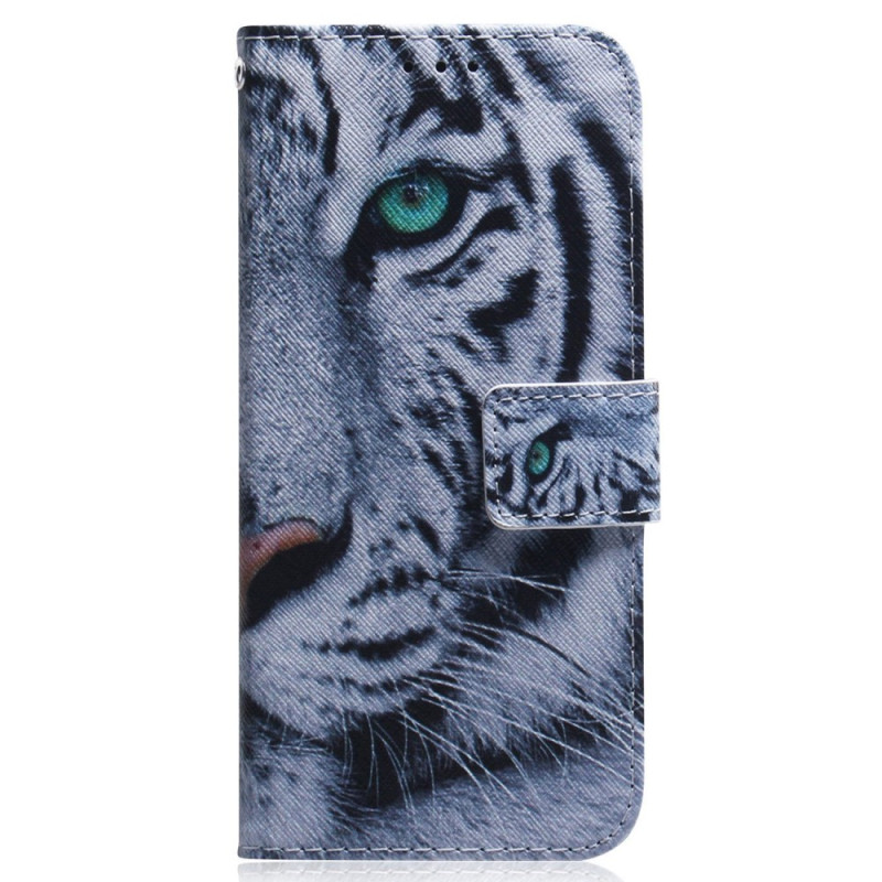 Xiaomi Redmi 12C Tiger Tasche Weiß