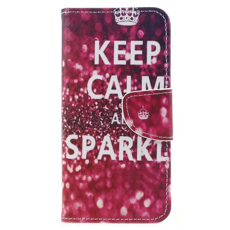 Hülle Samsung Galaxy A8 2018 Keep Calm and Sparkle