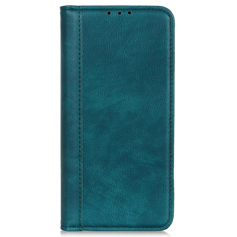 Flip Cover Huawei Nova Y70 Gespaltenes Leder