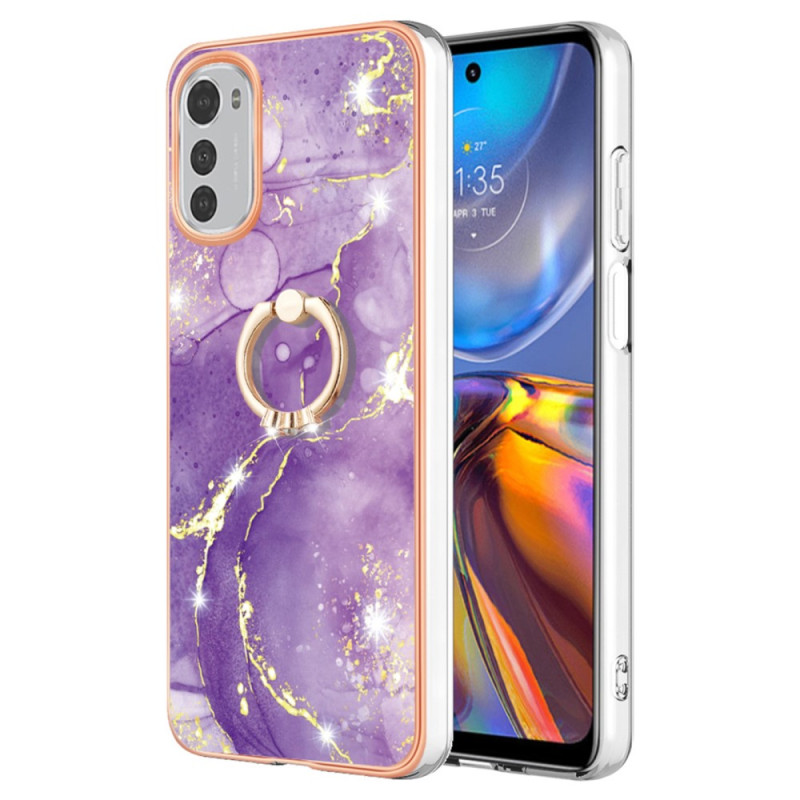 Coque Moto E32 / E32s Marbre avec Anneau