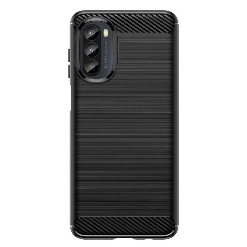 Moto G82 5G / G52 Kohlefaser
 Cover Gebürstet