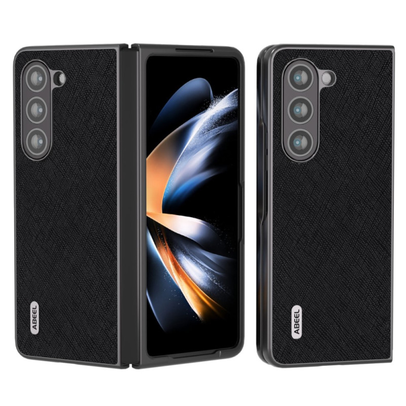 Samsung Galaxy Z Fold 5 Echtleder Weavy Cover ABEEL