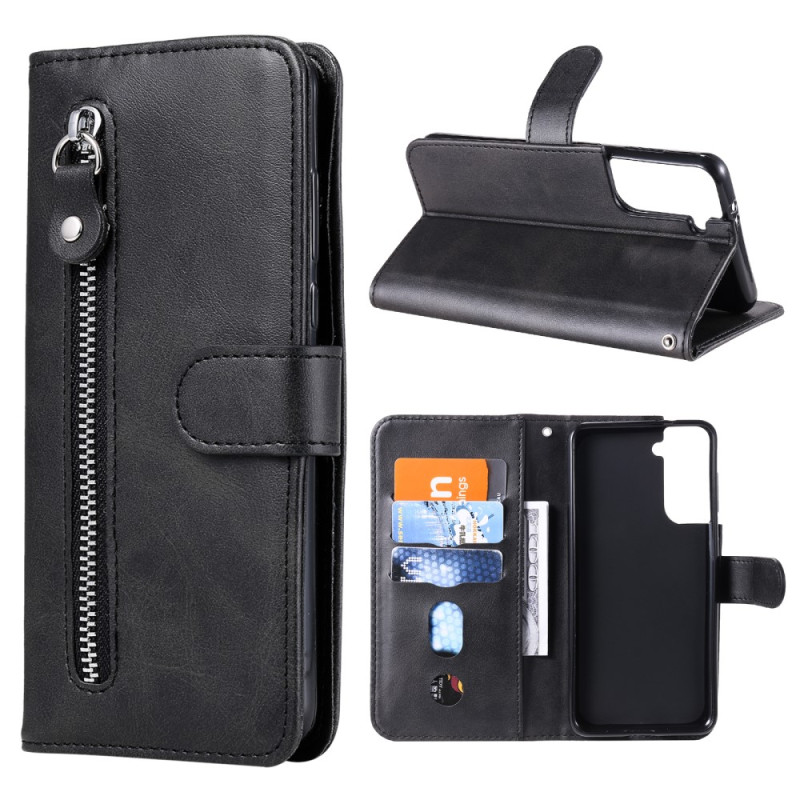 Hülle Samsung Galaxy S21 Plus Brieftasche mit Reißverschluss