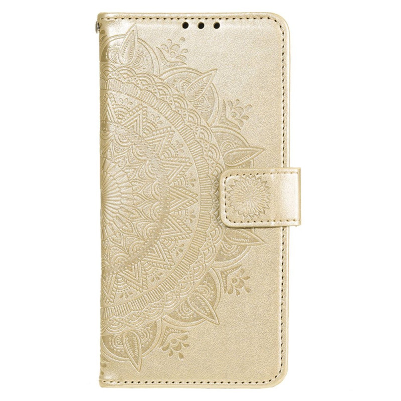 Tasche Moto G22 Mandala Sonne mit Riemen