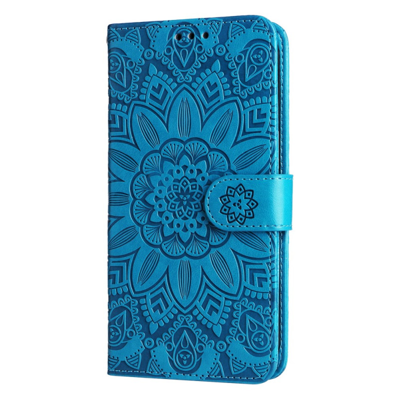 Xiaomi Redmi 12 Mandala Glitzernde Hülle mit Riemen
