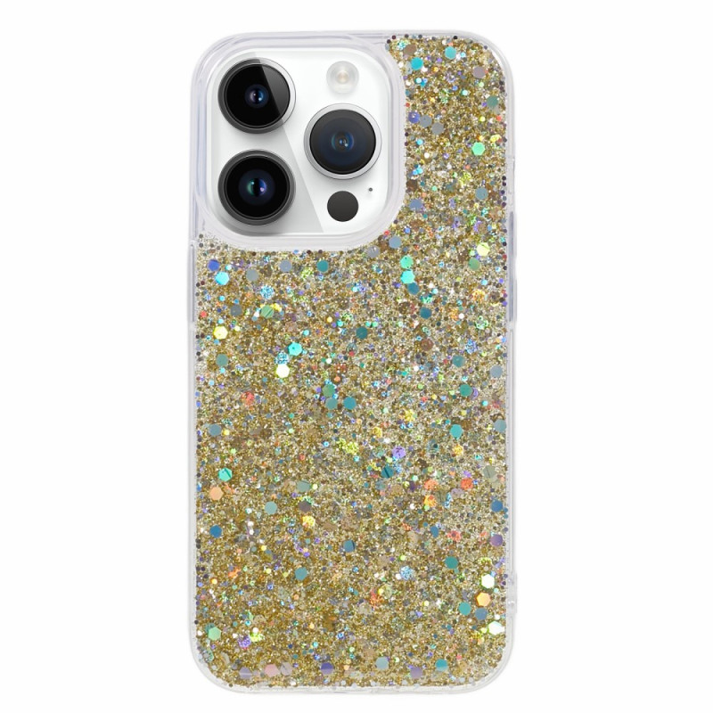 iPhone 15 Pro Cover Nur Glitzer