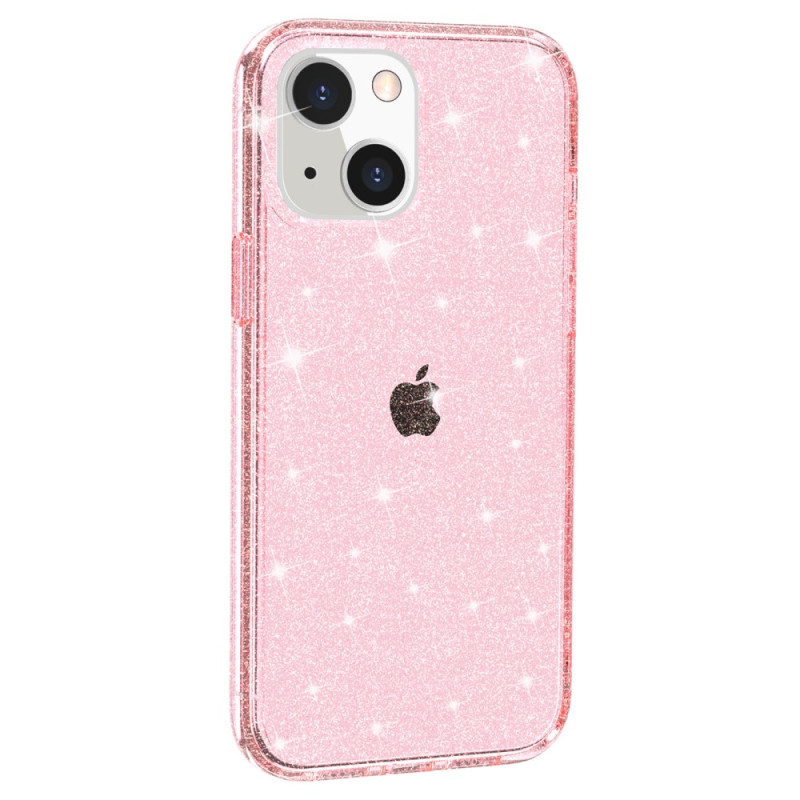 iPhone 15 Cover Transparent Glitter