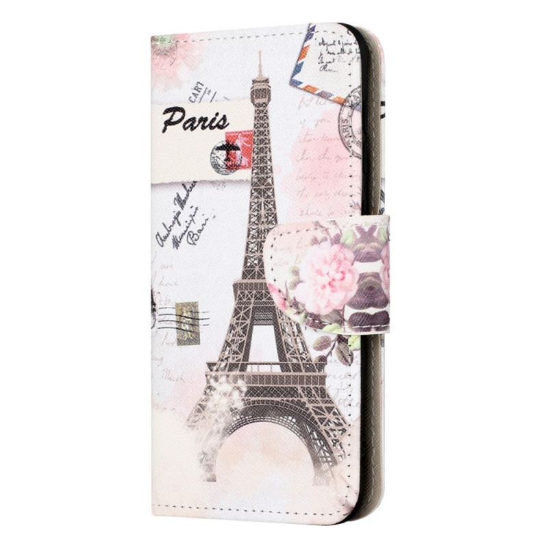 Hülle iPhone 15 Plus Eiffelturm Vintage