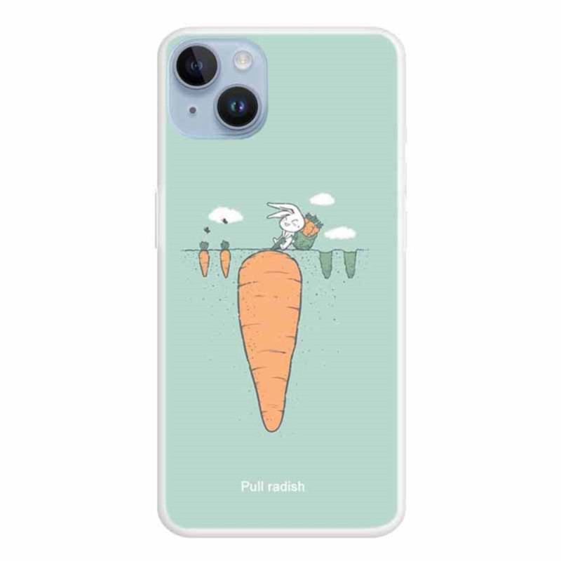 iPhone 15 Plus Cover Hase im Garten