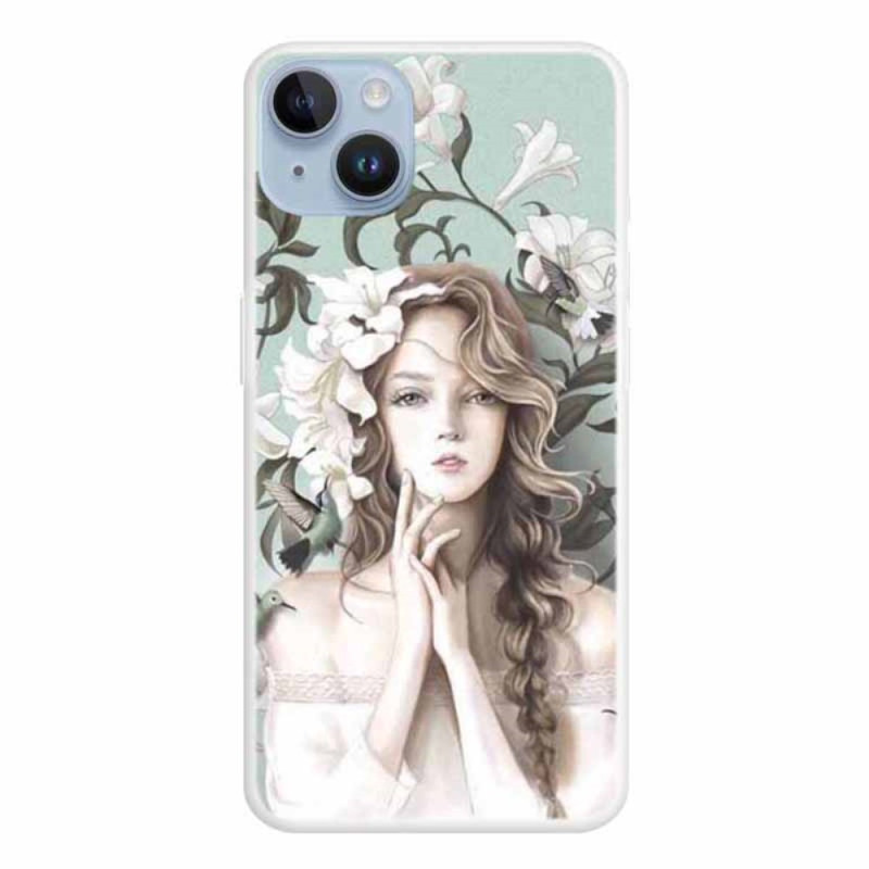 iPhone 15 Plus Cover Jolie Junges Mädchen