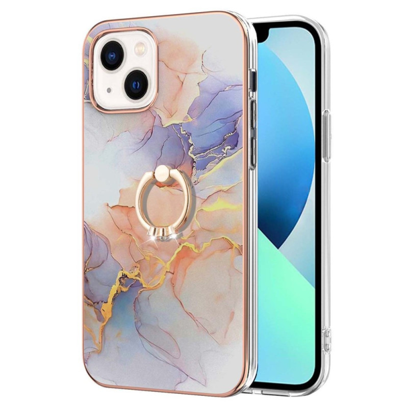 iPhone 15 Plus Cover Ring-Ständer Marmor