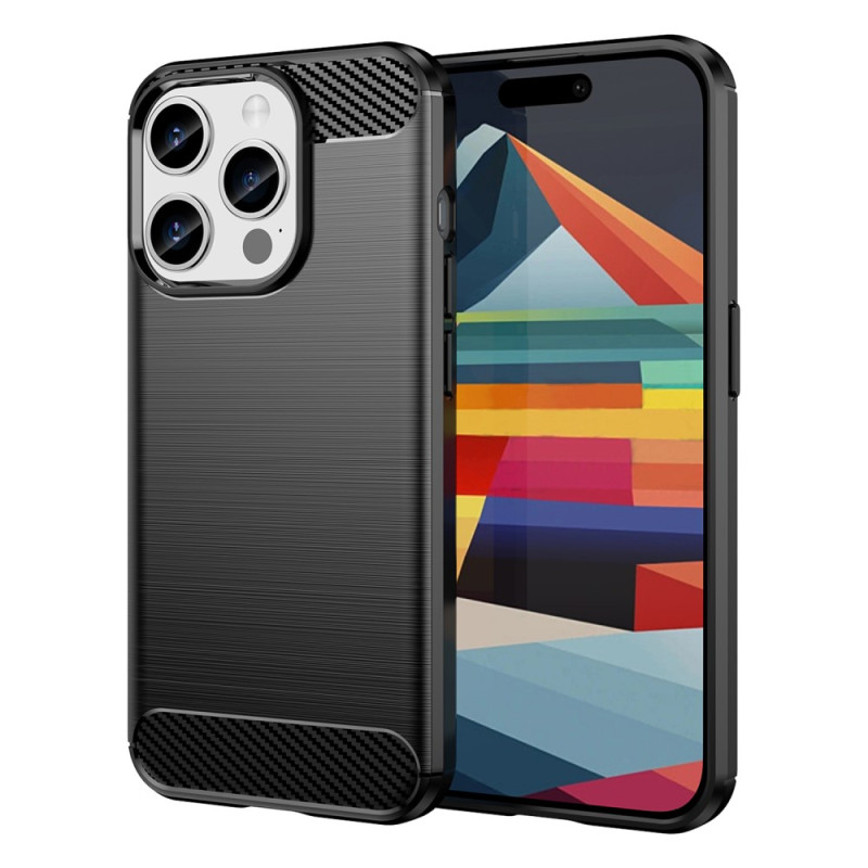 iPhone 15 Pro Kohlefaser
 Cover Gebürstet