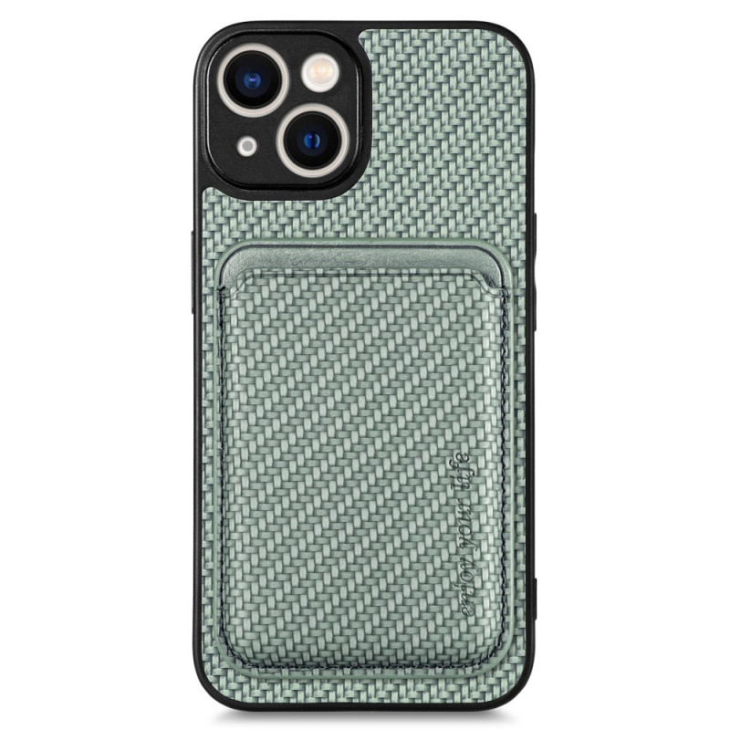 iPhone 15 Kohlefaser
 Cover Abnehmbarer Kartenhalter