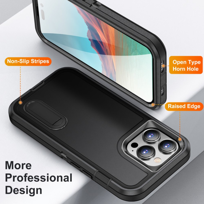 Superstarkes iPhone 15 Pro Cover mit Halterung - Dealy