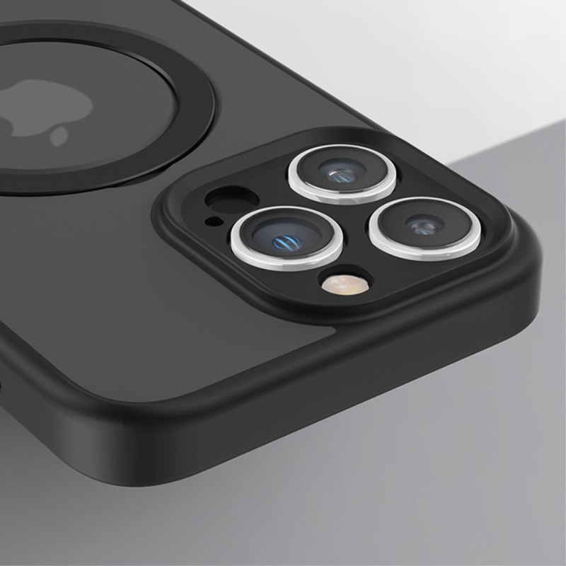 MagSafe-kompatibles transluzentes iPhone 15 Pro Cover mit Halterung - Dealy