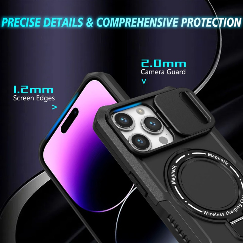 iPhone 15 Pro Max Cover mit Halterung und Linsenschutz - Dealy