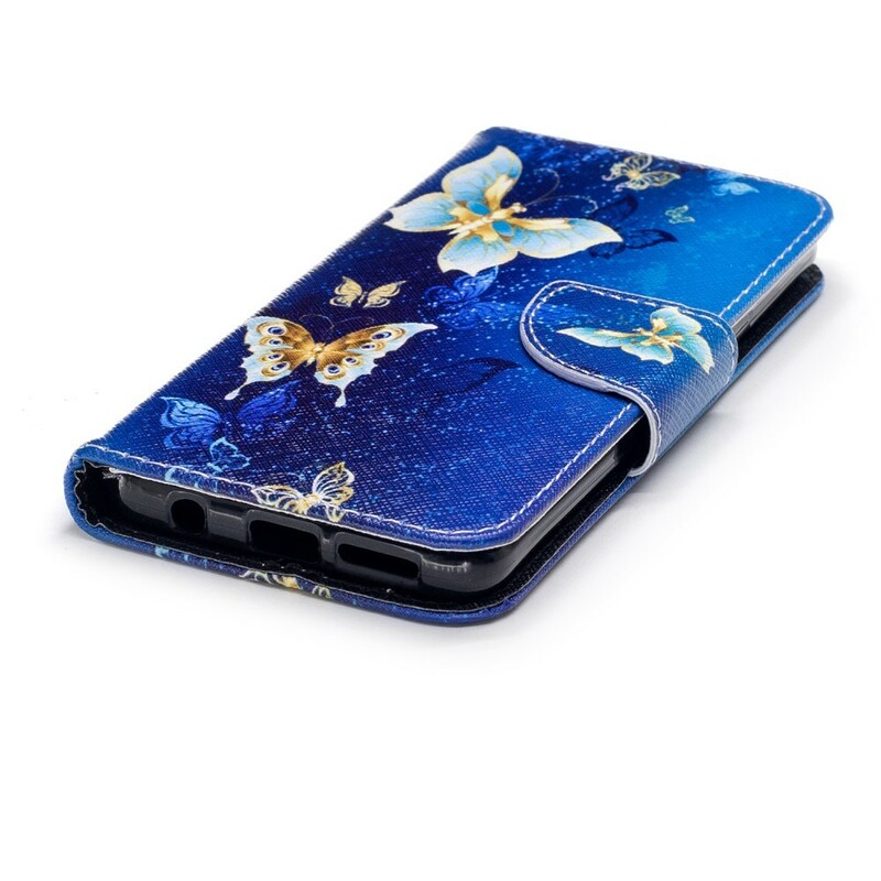 Samsung Galaxy S9 Hülle Schmetterlinge In Der Nacht