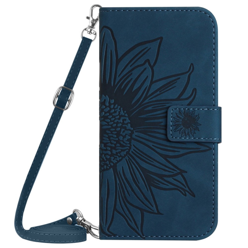 Sony Xperia 5 V Sonnenblumen-Tasche mit Schulterriemen