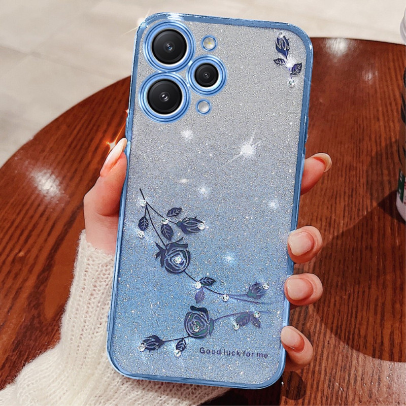 Xiaomi Redmi 12 5G / Poco M6 Pro 5G Glitter Roses Cover