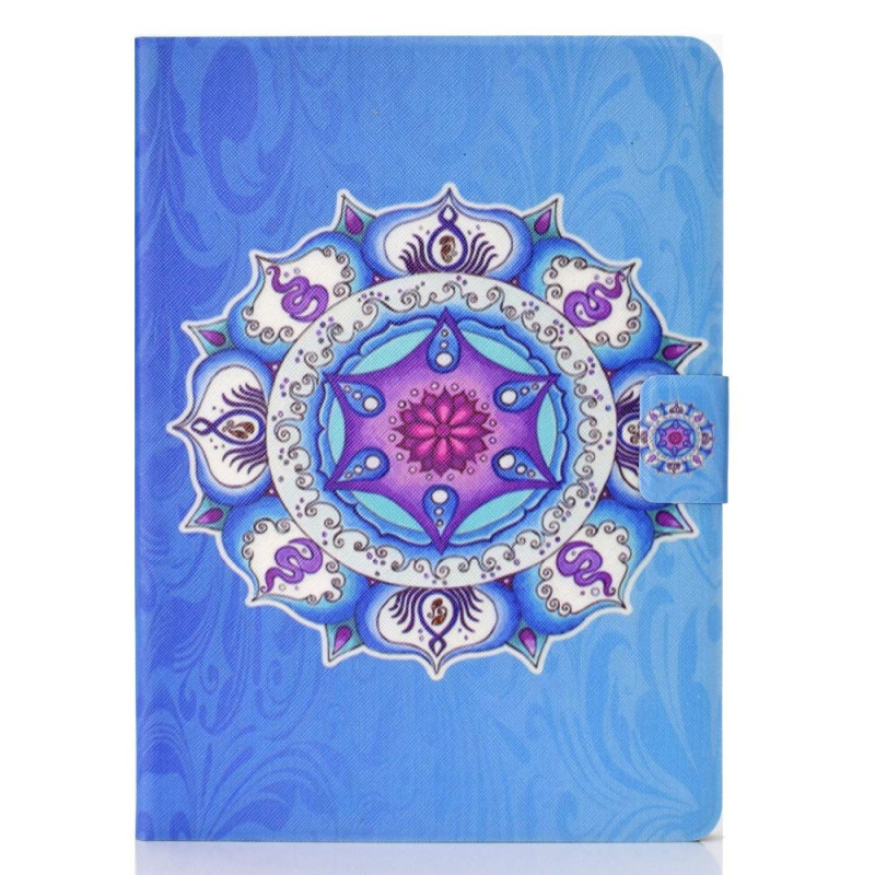Kindle Paperwhite 5 (2021) Hülle Mandala auf blauem Hintergrund