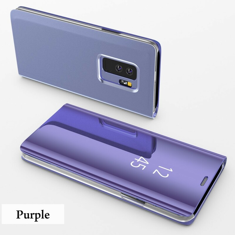 View Cover Samsung Galaxy S9 Spiegel und Lederoptik