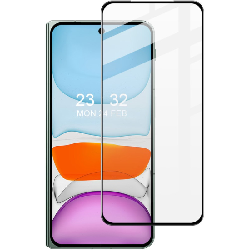 OnePlus Open/ Oppo Find N3 Displayschutz aus gehärtetem Glas mit schwarzem Rand